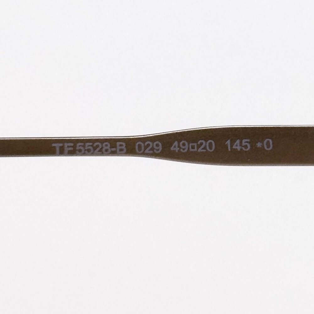 NEW TOM FORD TF5528/B 029 MEN EYEGLASSES FT5528-B/O SHINY ROSE GOLD - Picture 9 of 11